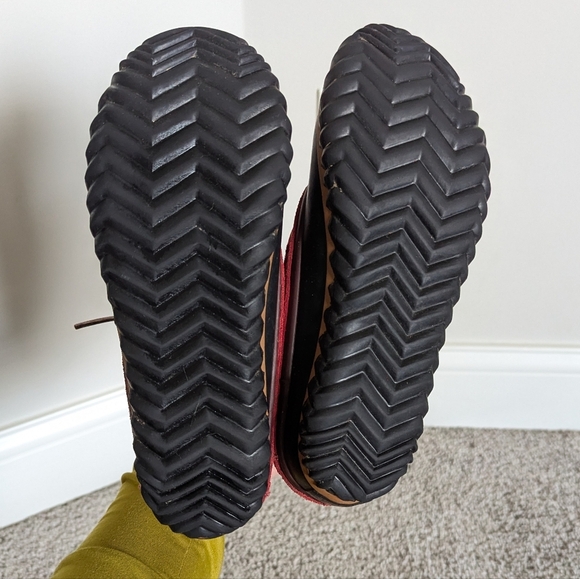 Sorel Out N About Red Duck Boots sz 7 - Picture 5 of 6